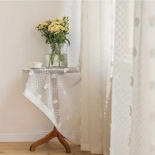 Elegant French Pastoral Gauze Curtains YearRound Decor