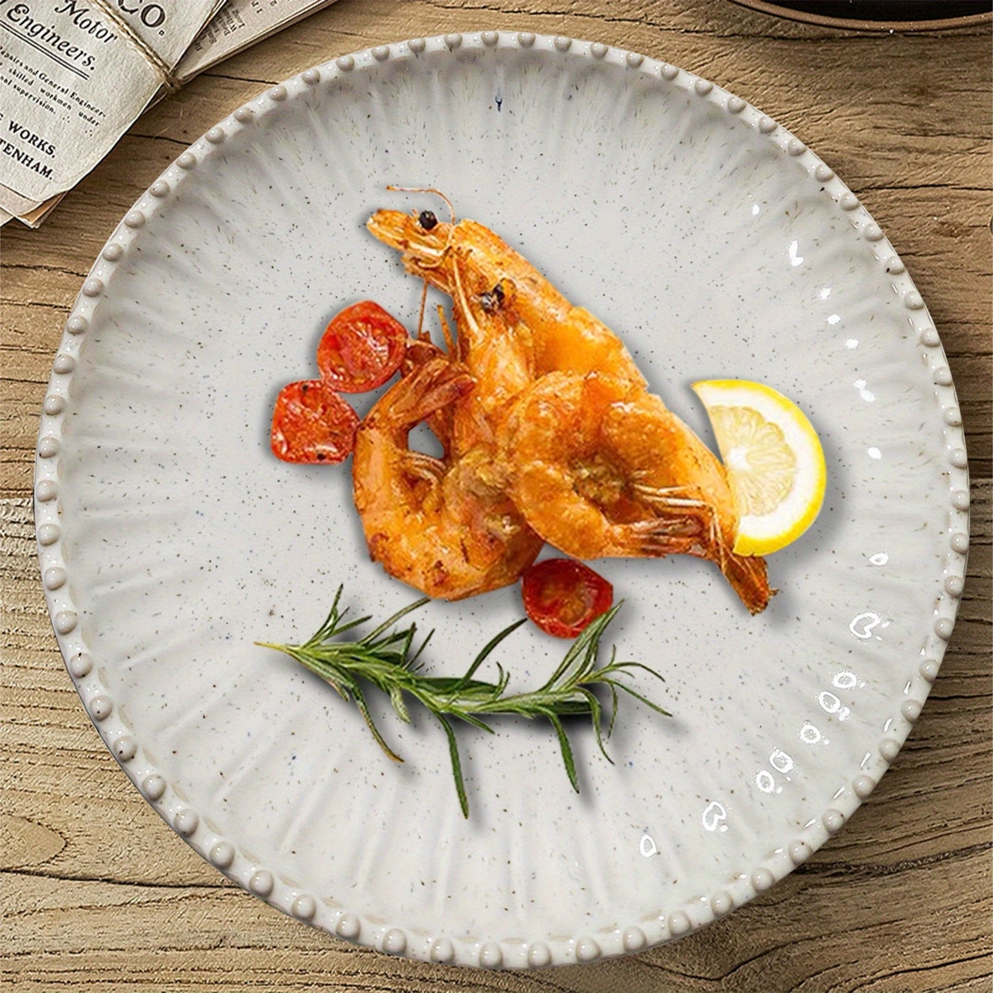 Elegant Ceramic Plate Set Perfect for Meals Decor