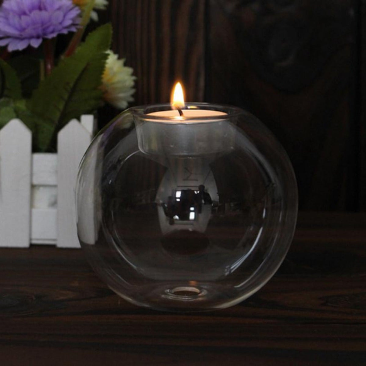 European Crystal Glass Candle Holders Set for Elegant Decor