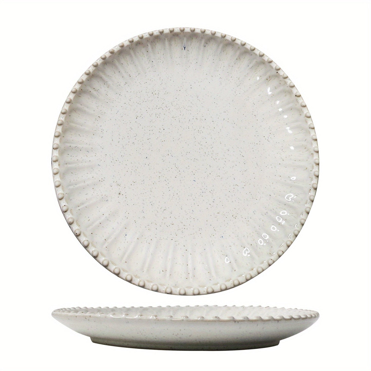 Elegant Ceramic Plate Set Perfect for Meals  Decor