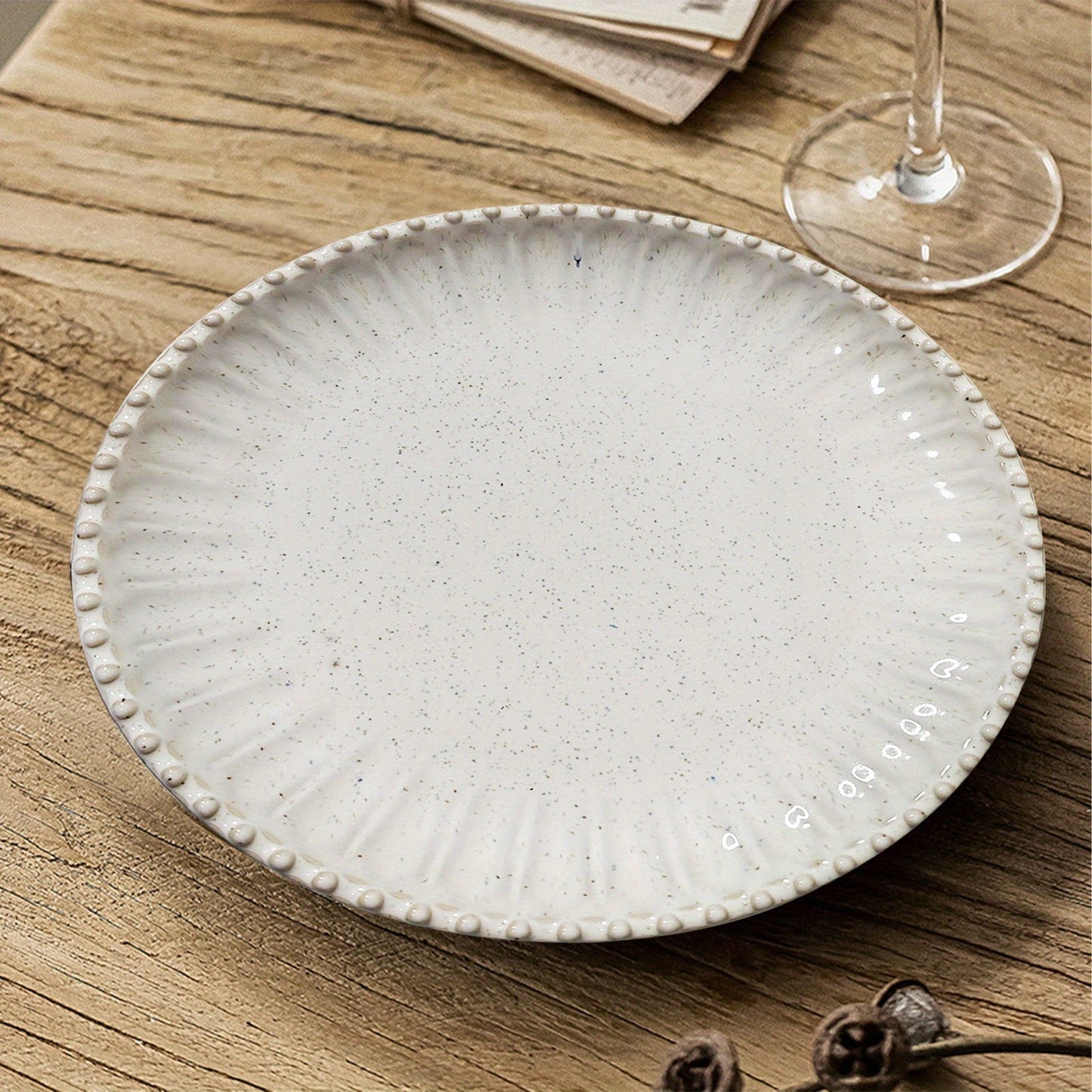 Elegant Ceramic Plate Set Perfect for Meals  Decor