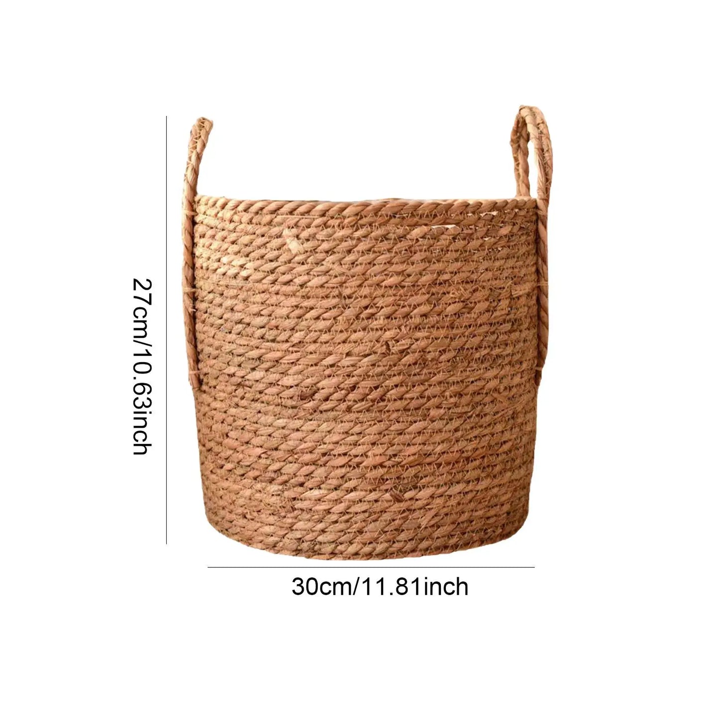 Woven Planter Basket Flower Basket Home Decor, Ornament, Large Capacity Flower Pot Storage Basket for Farmhouse Home Bedroom