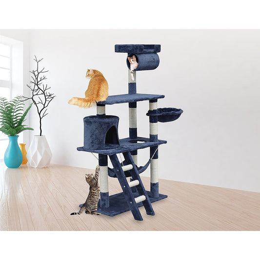 140cm Cat Tree Scratching Post Scratcher Tower Condo House Furniture