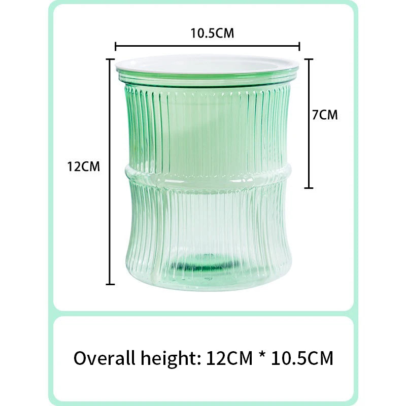 Succulent Hydroponic Plants Pot Self Watering Flowerpot Indoor Mini Planter Pots Tabletop Flower Pot Home Garden Bonsai Decor