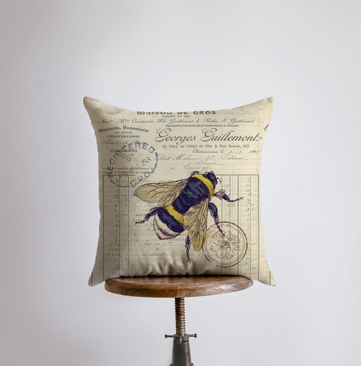 Bee | Honey Bee | Pillow Cover | Pillow | Farmhouse Decor | Home Décor