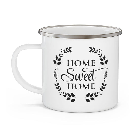 Enamel Camping Mug - Home Sweet Home