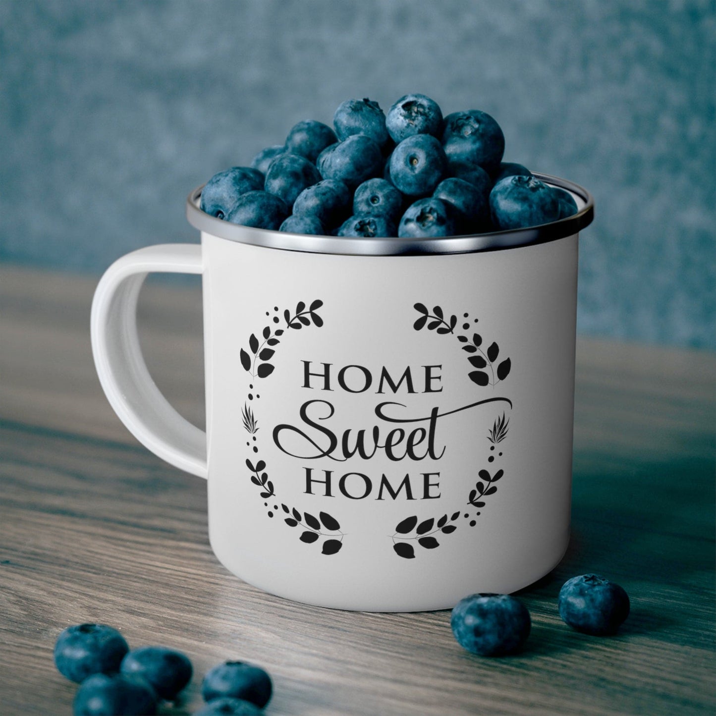 Enamel Camping Mug - Home Sweet Home