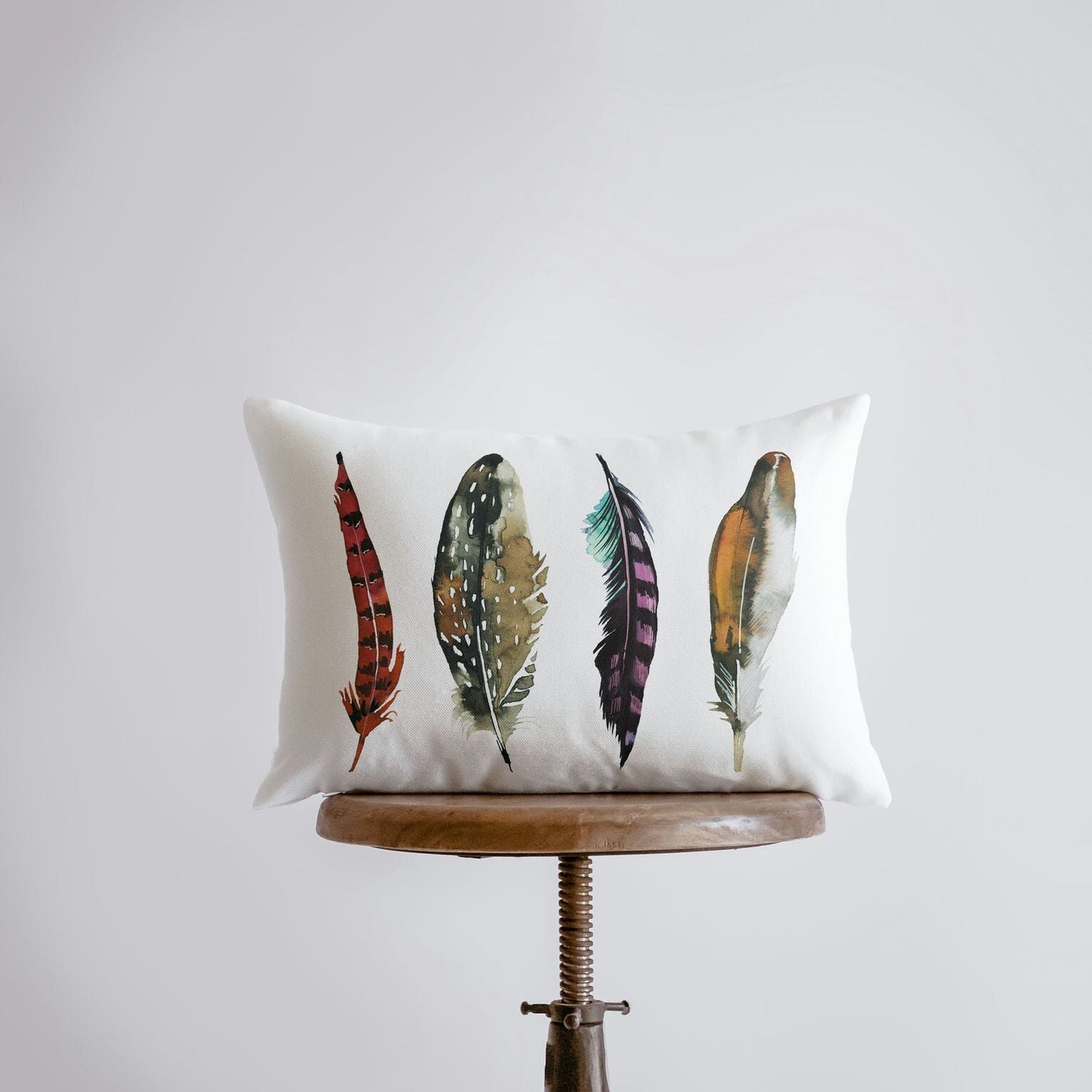 Feather Lineup | Birds | 18x12 | Farmhouse Décor | Home Décor | Bird